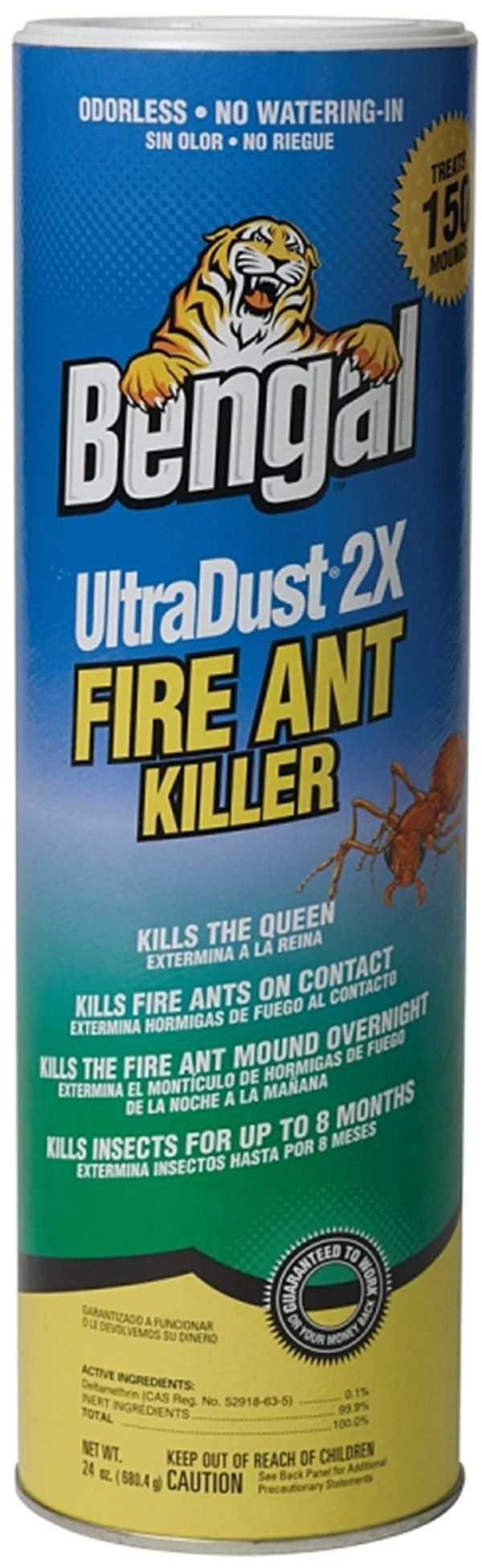 Bengal 93625 Fire Ant Killer, Powder, 24 oz Canister