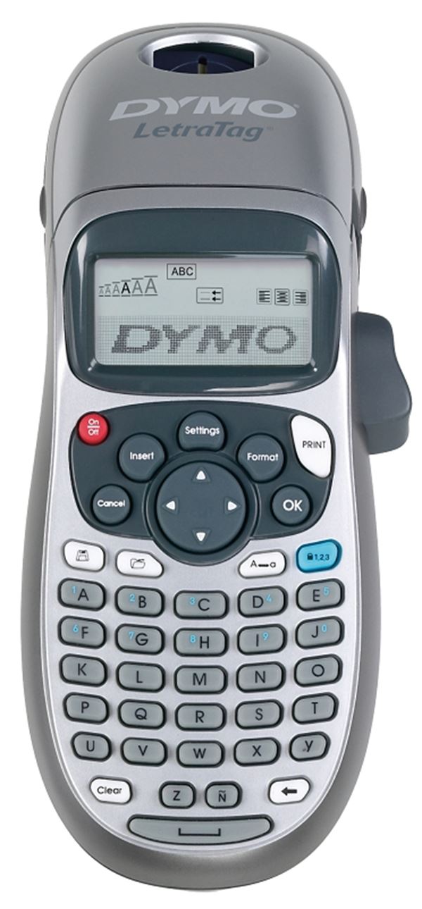 Dymo LetraTag 1749027 Electronic Label Maker, 6.8 mm/s, LCD Printer Display