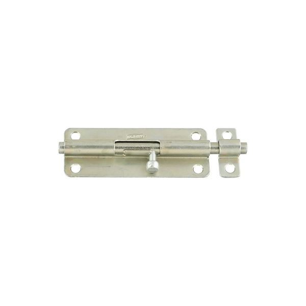 National Hardware N151-738 Barrel Bolt, 0.32 in Dia Bolt Head, 5 in L Bolt, Steel, Zinc