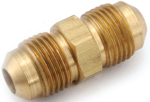 Anderson Metals 754042-04 Pipe Union, 1/4 in, Flare, Brass, 1400 psi Pressure, Pack of 10