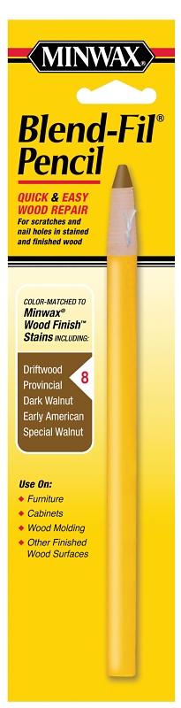 Minwax Blend-Fil 110086666 Wood Repair Stain Pencil, Solid, Driftwood