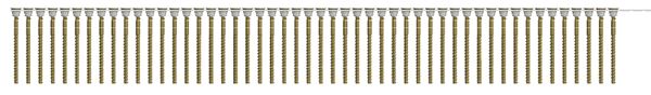 Camo 0395042 Screw, #9 Thread, 3 in L, Bugle Head, T20 Drive, Steel