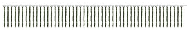 Camo 0395040 Screw, #9 Thread, 3 in L, Bugle Head, T20 Drive, Steel, 1000/BX