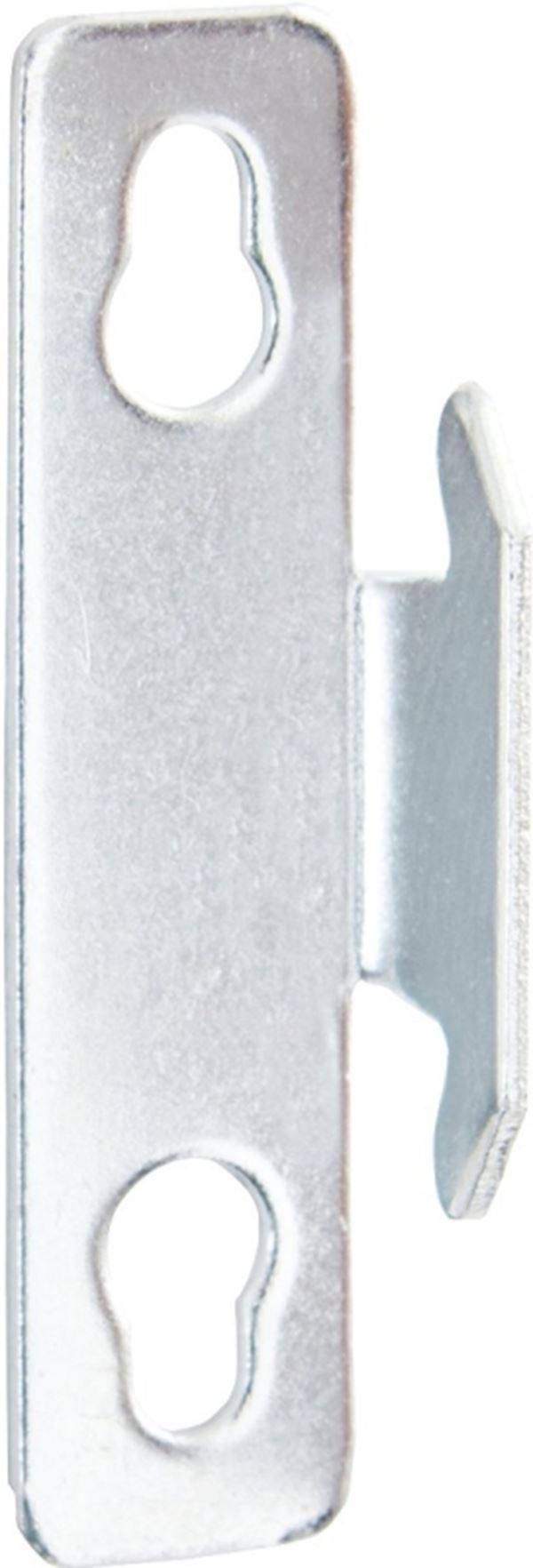 Kenney KN851 Single Curtain Rod Bracket, Zinc, Silver, Nail Mounting