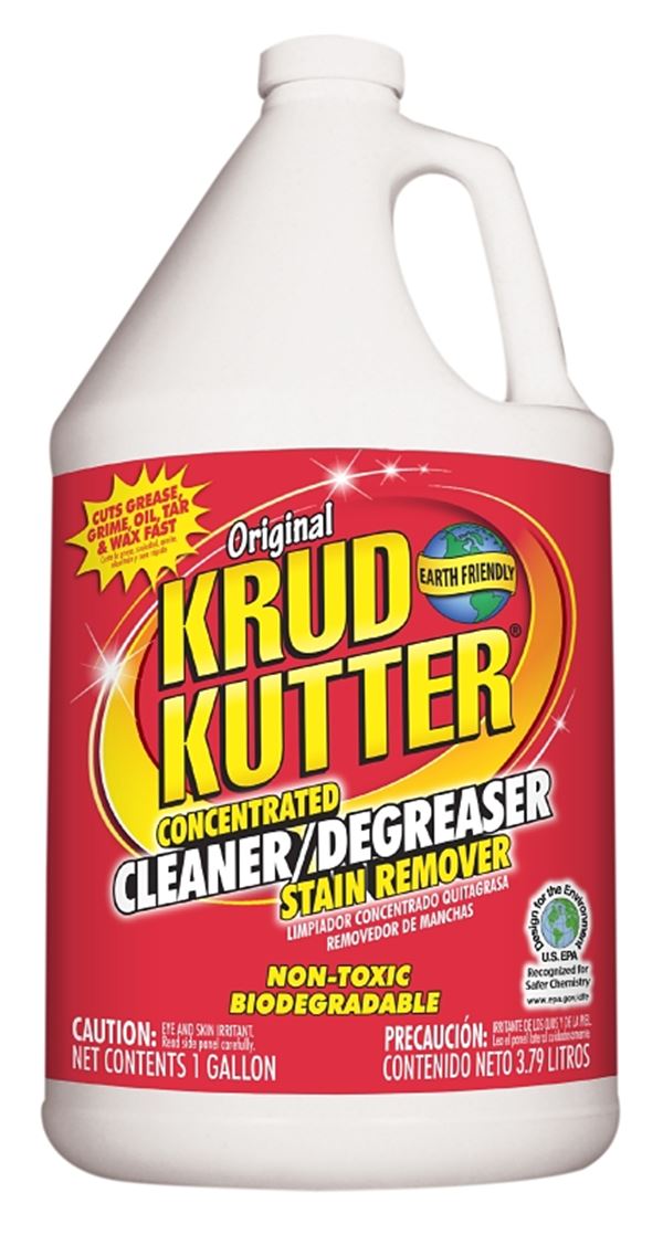 Krud Kutter KK012 Cleaner and Degreaser, 1 gal, Bottle, Liquid, Mild