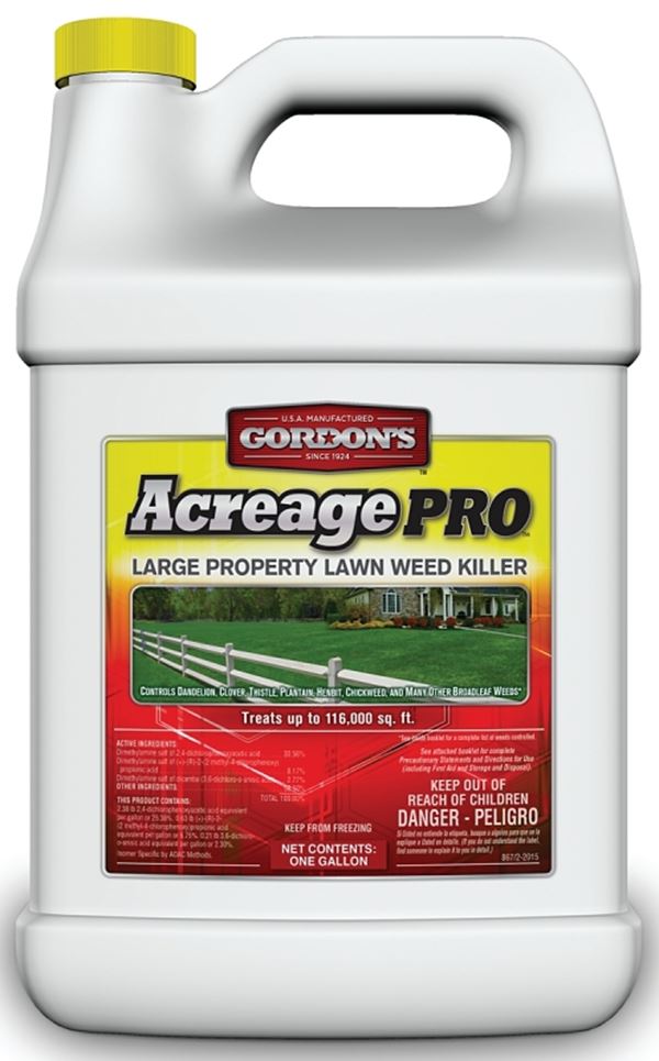 Gordon's Acreage Pro 8671076 Weed Killer, Liquid, Spray Application, 1 gal