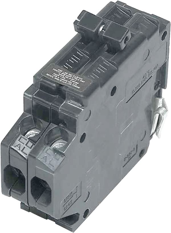 Challenger UBITBA240 Circuit Breaker, Type UBITBA, 40 A, 2 -Pole, 120/240 V, Standard Trip, Plug Mounting