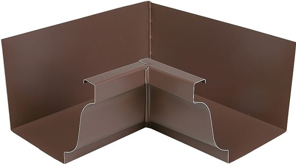 Amerimax 2520119 Gutter Miter, Aluminum, Brown