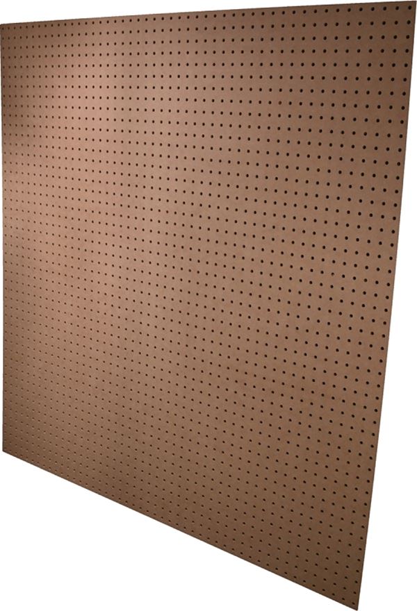 ALEXANDRIA Moulding PG002-6H048C Standard Perforated Hardboard, 4 ft OAW, 4 ft OAH, Plywood