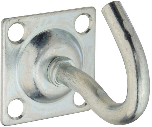 National Hardware N121-103 Clothesline Hook, 140 lb, 2-3/8 in L, Steel, Zinc