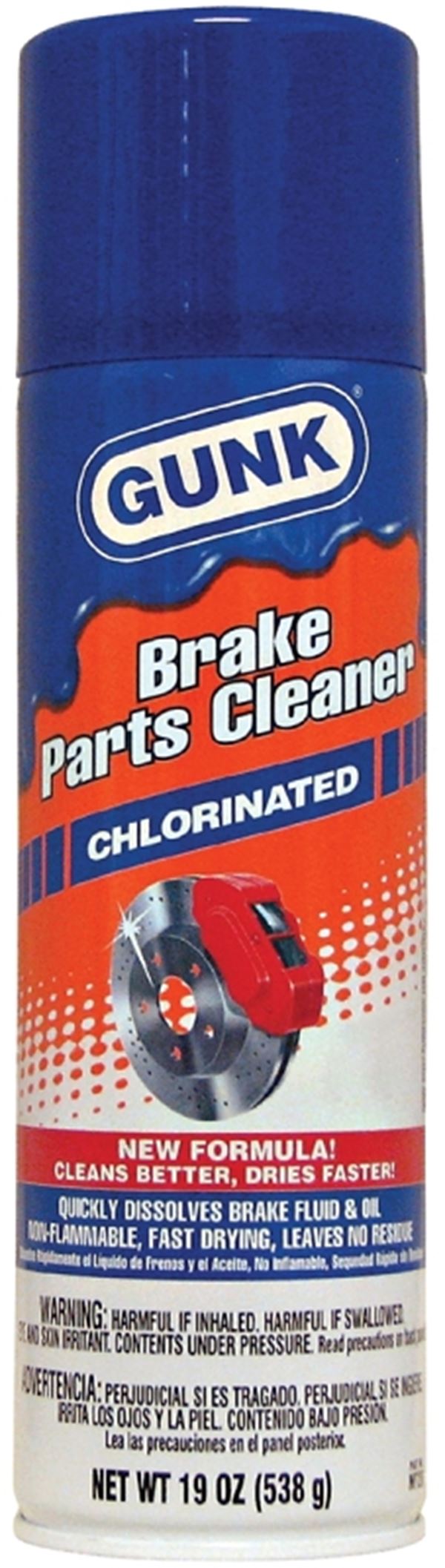 Gunk M720 Brake and Parts Cleaner, 19 oz, Aerosol Can, Liquid, Sweet Chloroform