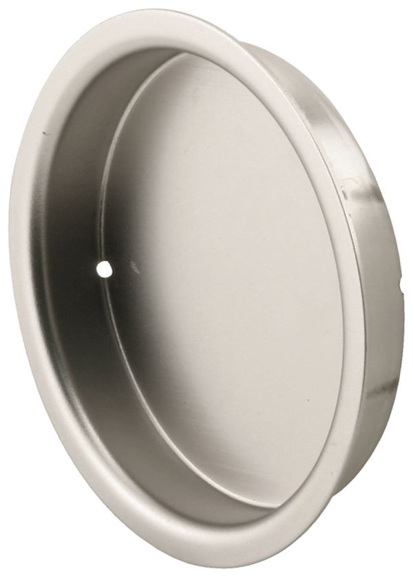 Prime-Line N 7209 Door Pull, 5/16 in D, Steel, Satin Nickel