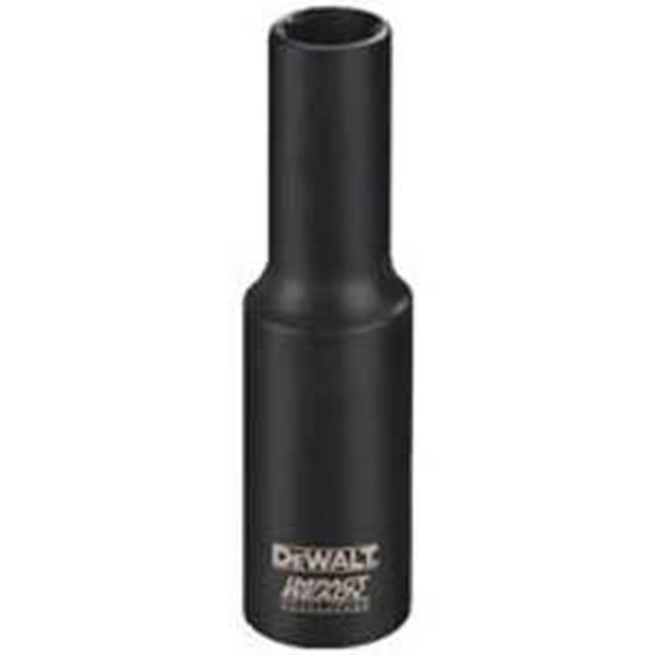 DeWALT IMPACT READY DW2291 Impact Socket, 13/16 in Socket, 3/8 in Drive, Square Drive, 6-Point, Steel, Black Oxide