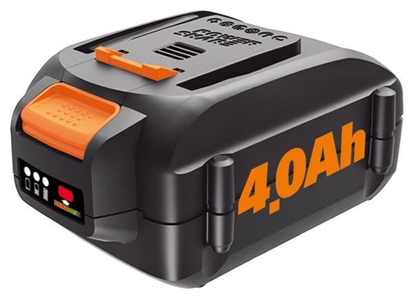 Worx WA3578 Cordless Power Equipment Battery, 20 V Battery, Lithium-Ion