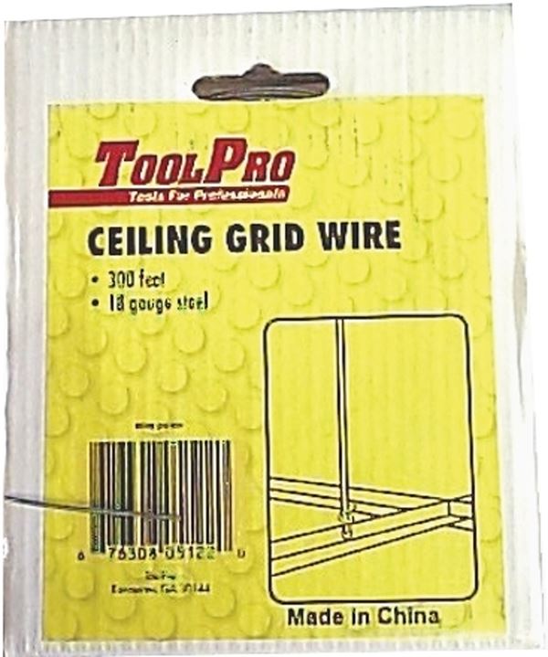 Toolpro 05122 Ceiling Wire, Galvanized Steel