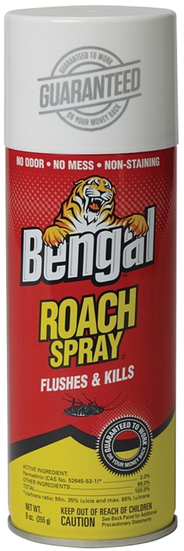 Bengal 92465 Roach Spray, Liquid, Spray Application, 9 oz Aerosol Can