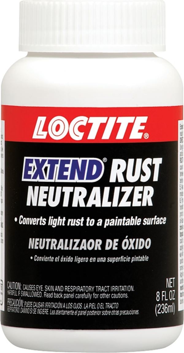 Loctite EXTEND 1381192 Rust Neutralizer, Liquid, Mild, Light Brown, 8 oz, Bottle