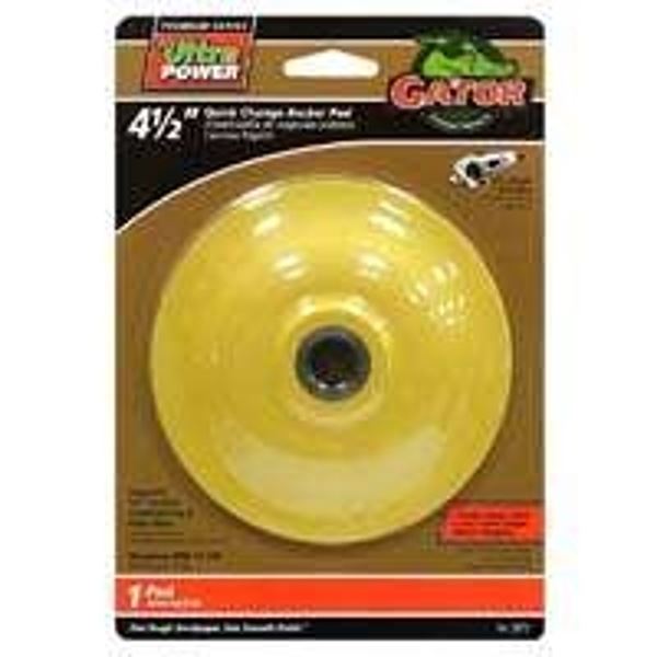 Gator 3873 Backing Pad, 4-1/2 in Dia, Zirconium Oxide