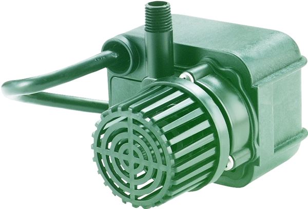 Little Giant 566608 Direct Drive Pump, 0.6 A, 115 V, 1/4 in Connection, 1 ft Max Head, 170 gph