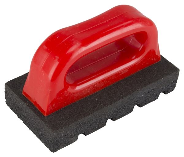 Vulcan 310813L Rubbing Brick, 1 in Thick Blade, Silicone Carbide Abrasive, Plastic Handle