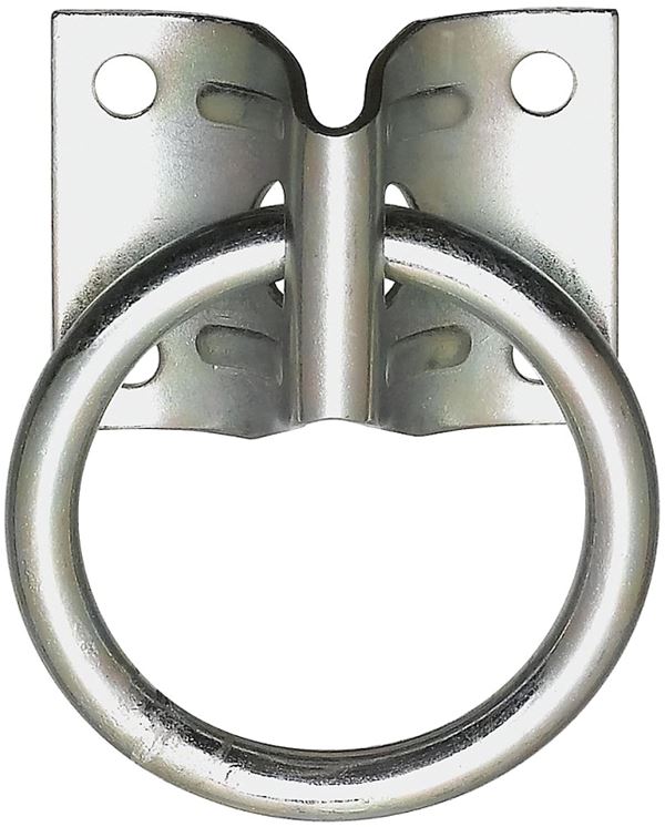 National Hardware 2060BC Series 220616 Hitch Ring, 400 lb Working Load, 2 in ID Dia Ring, Steel, Zinc