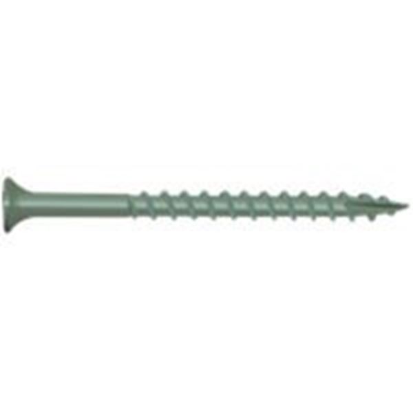 Camo 0341070 Deck Screw, #7 Thread, 1-1/4 in L, Bugle Head, Star Drive, Type 17 Slash Point, Carbon Steel, 100/PK