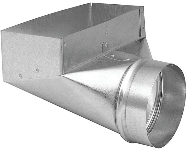 Imperial GV0604 Angle Boot, 3 in L, 10 in W, 4 in H, 90 deg Angle, Steel, Galvanized