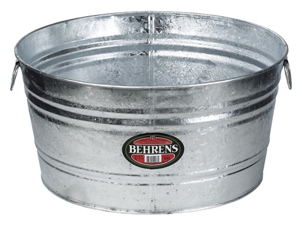 Behrens 1 Wash Tub, 11 gal Capacity, Steel