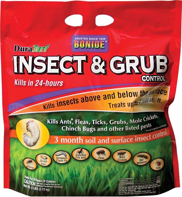 Bonide 60362 Insect and Grub Control, Solid, 6 lb Bag