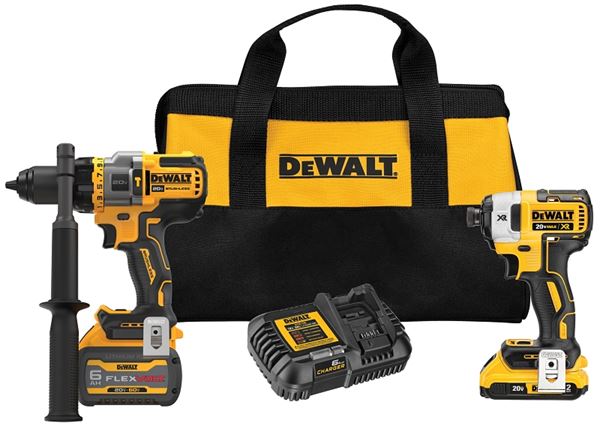 DeWALT 20V MAX DCK2100D1T1 Combination Kit, Battery Included, 20/60 V, 2-Tool, Lithium-Ion Battery