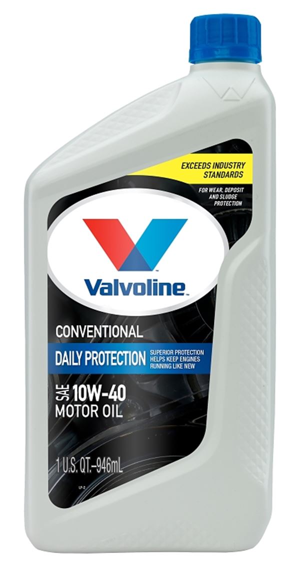 Valvoline 797671 Motor Oil, 10W-40, 1 qt, Bottle, Pack of 6