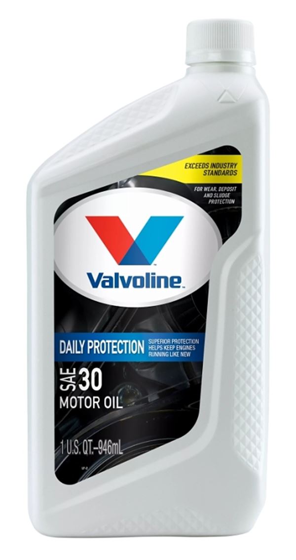 Valvoline 797978 Daily Protection Motor Oil, 30, 1 qt, Pack of 6