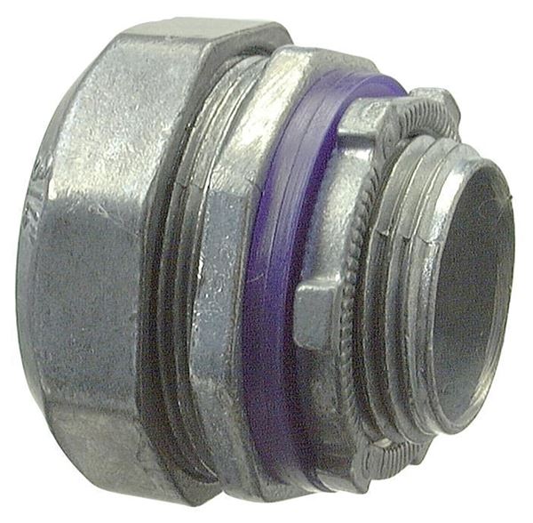 Halex 16210 Conduit Connector, 1 in Compression, 1.81 in OD, Zinc