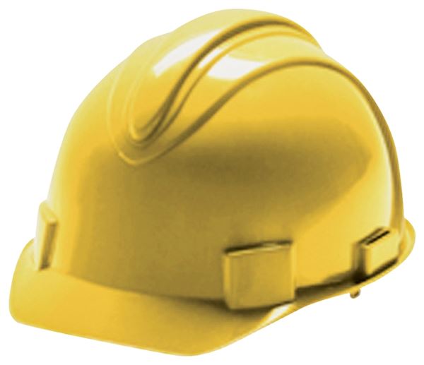 Jackson Safety 3013370 Hard Hat, 11 x 9-1/2 x 8-1/2 in, 4-Point Suspension, HDPE Shell, Yellow, Class: C, E, G