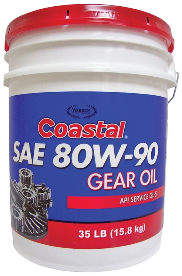 Coastal 12217 Gear Oil, 80W-90, 35 lb Pail