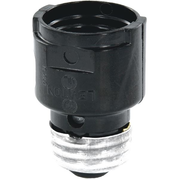 Leviton 009-02006-000 Adapter, 660 W, Phenolic, Black