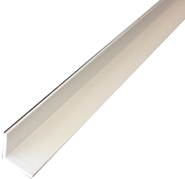 M-D 61192 Angle Stock, 1-1/2 in L Leg, 72 in L, 1/8 in Thick, Aluminum, Mill