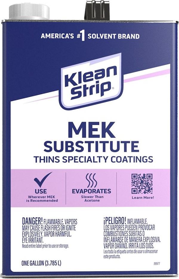 Klean Strip CME71SUB Methyl Ethyl Ketone Thinner, Liquid, Clear, 5 gal