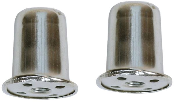 Jandorf 60110 Top Hat Finial, Nickel