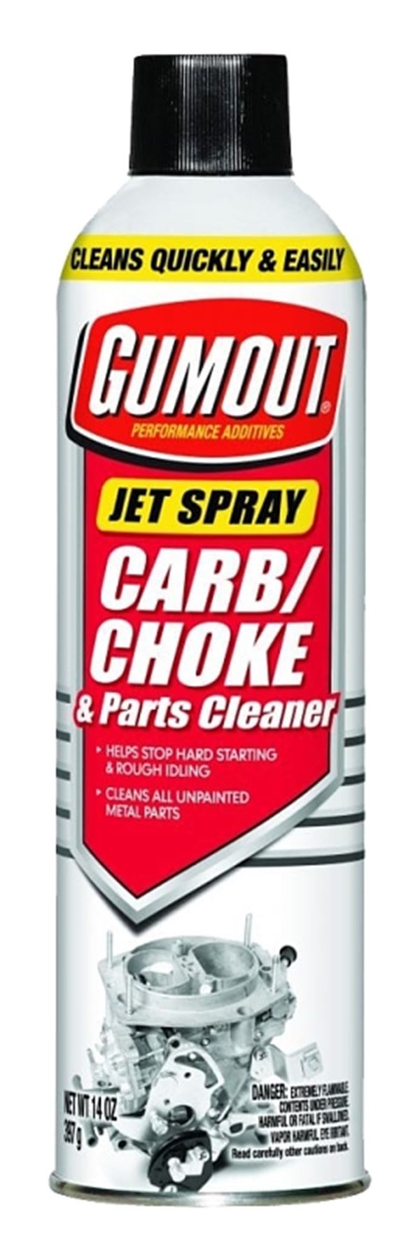 Gumout 800002231/7559 Carb and Choke Cleaner, 14 oz, Alcohol