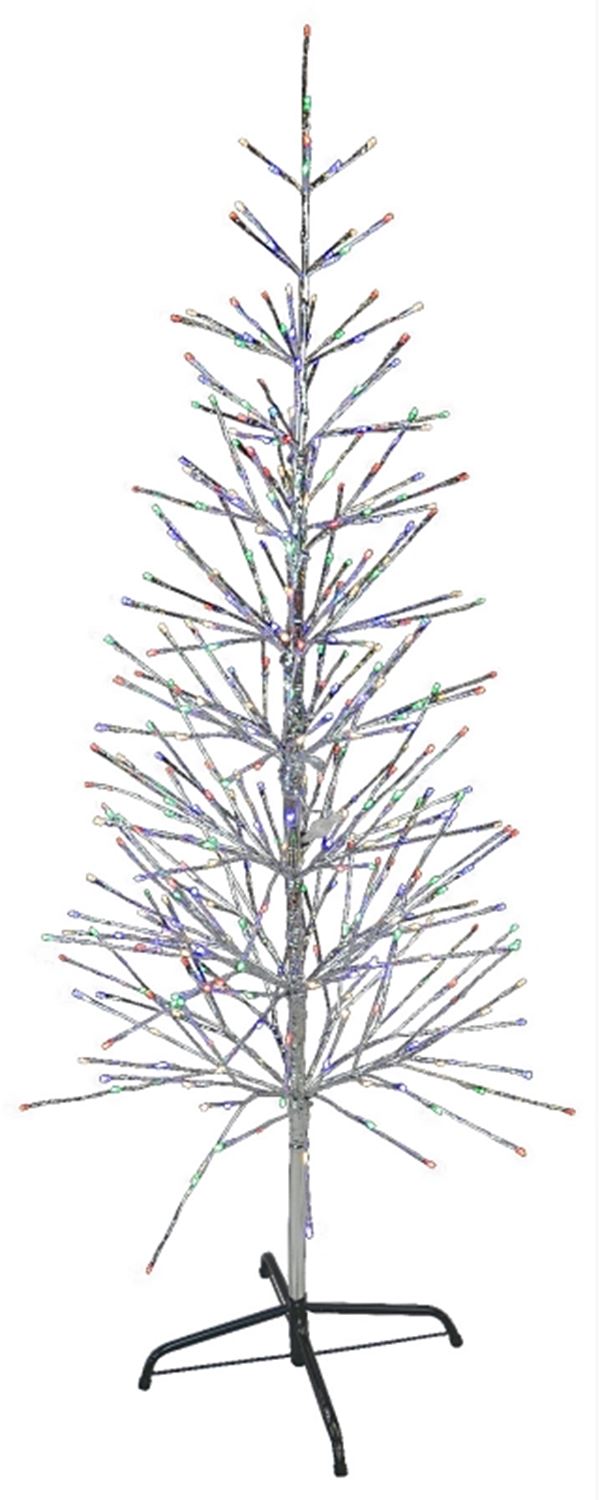 Holiday Bright Lights TWIGT55SWWMU Tree Twig with Color Changing Silver, Brown, Pack of 6