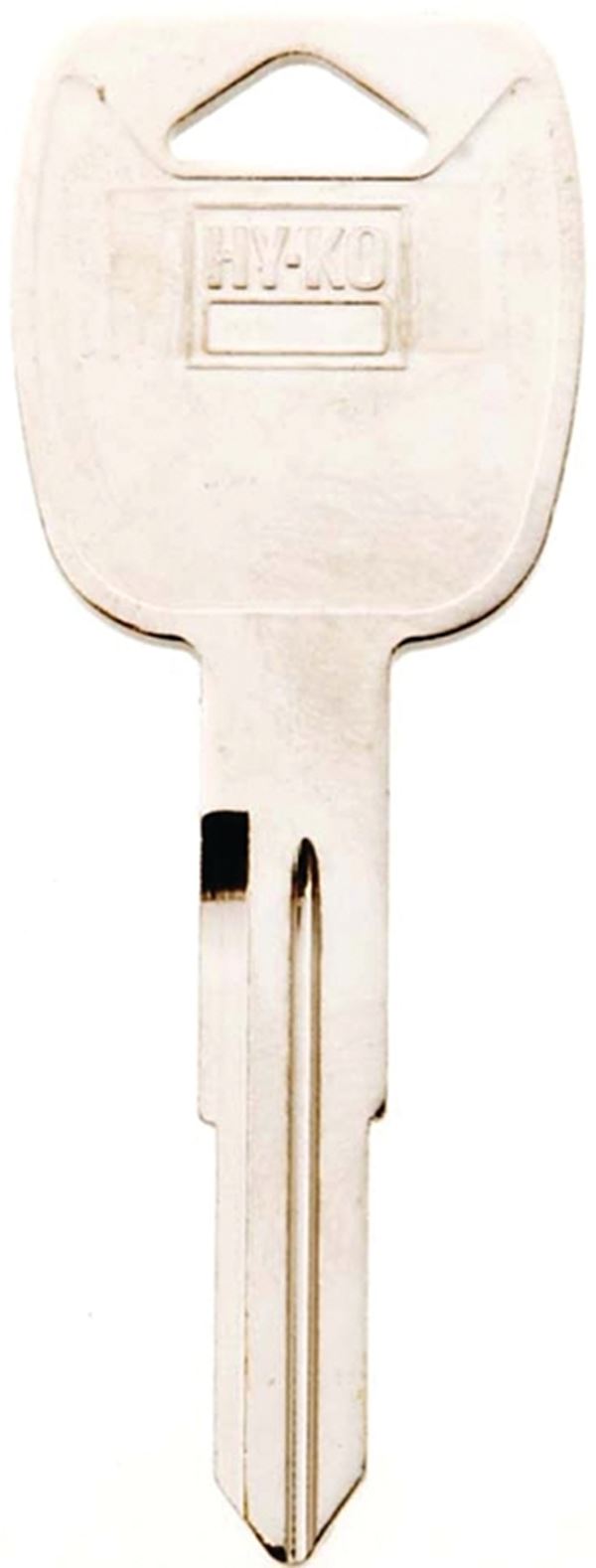 Hy-Ko 11010B101 Key Blank, Brass, Nickel, Pack of 10