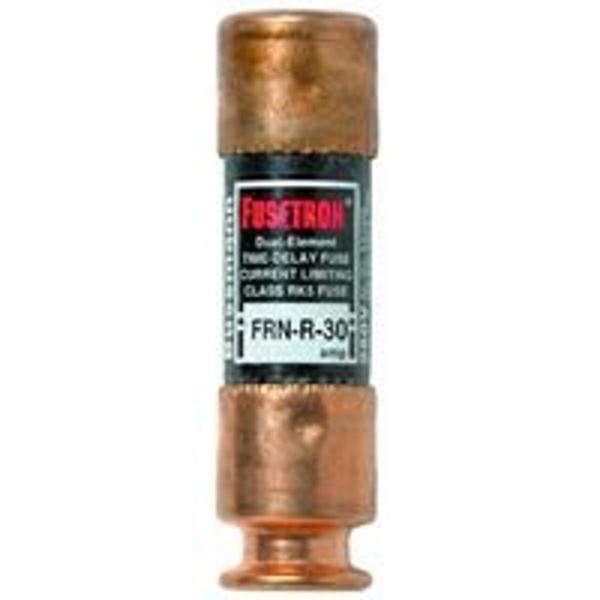 Bussmann BP/FRN-R-15 Heavy-Duty Fuse, 15 A, 250 VAC, 125 VDC, 20, 200 kA Interrupt, Fiberglass Body, H