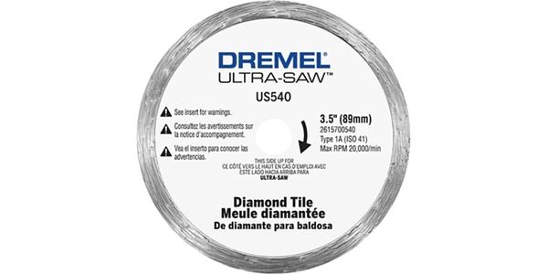 Dremel US540-01 Cutting Wheel, 3-1/2 in W