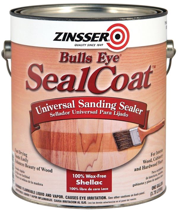 Zinsser 821 Sanding Sealer, Clear, Liquid, 1 gal, Pack of 2