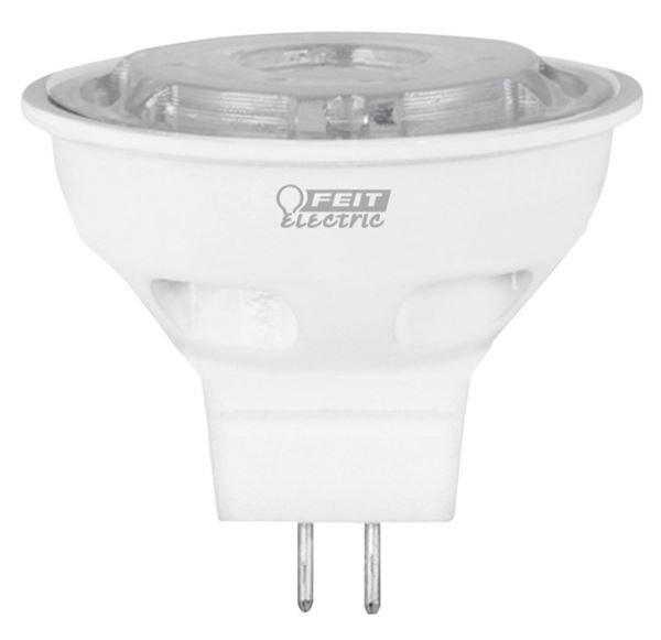 Feit Electric BPBAB/930CA/3 LED Lamp, Track/Recessed, MR16 Lamp, 20 W Equivalent, GU5.3 Lamp Base, Dimmable, Clear