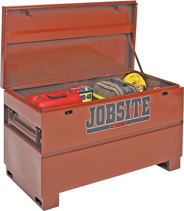 Delta Jobsite Series 638990 Heavy-Duty Contractor Chest, 19.3 cu-ft, 24 in OAW, 27-3/4 in OAH, 60 in OAD, Steel, Brown