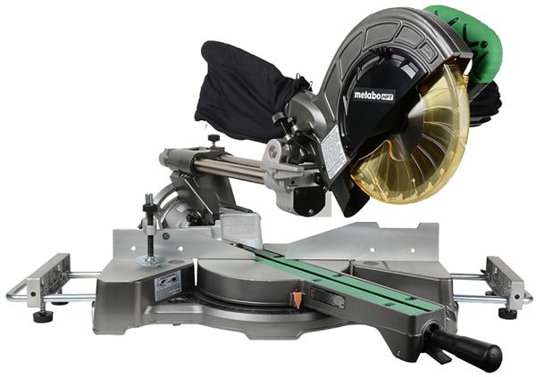 Metabo HPT C8FSESM Miter Saw, 8-1/2 in Dia Blade, 2-9/16 x 12 in Cutting Capacity, 5500 rpm Speed