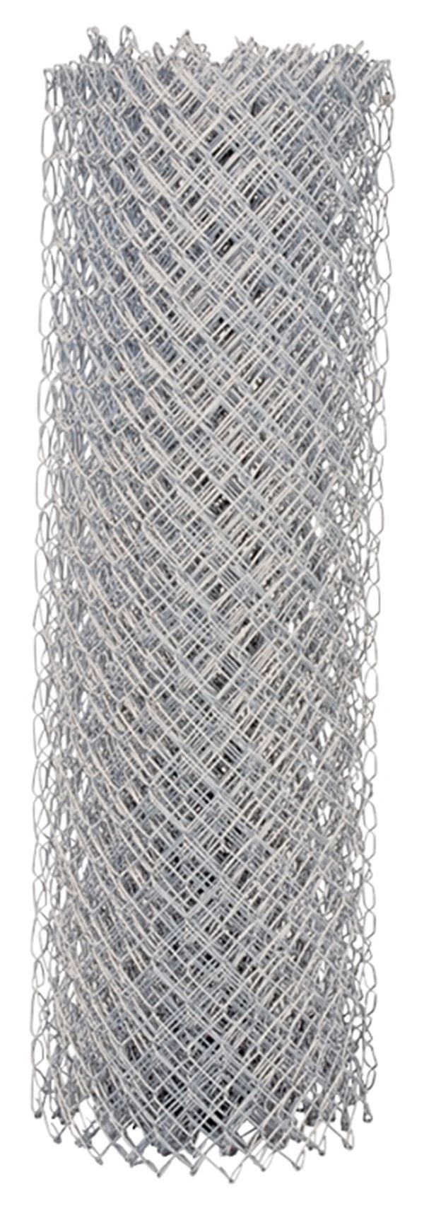 Stephens Pipe & Steel CL103014 Chain-Link Fence, 48 in W, 50 ft L, 11-1/2 Gauge, Galvanized Steel