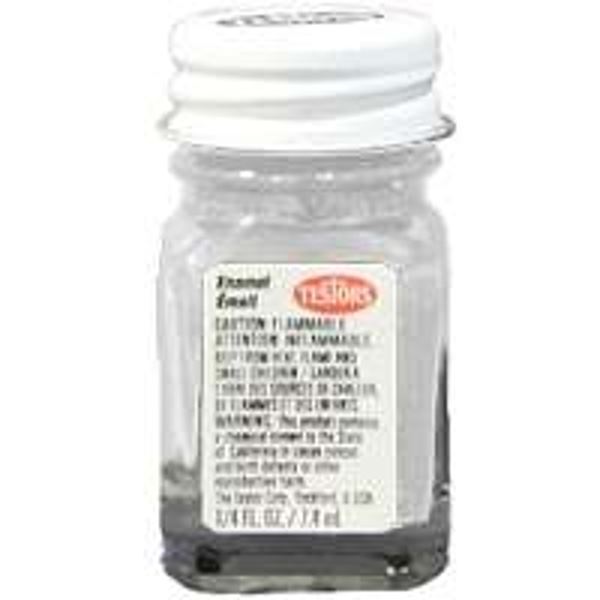 Testors 1145TT Craft Paint, Gloss, White, 0.25 oz, Bottle